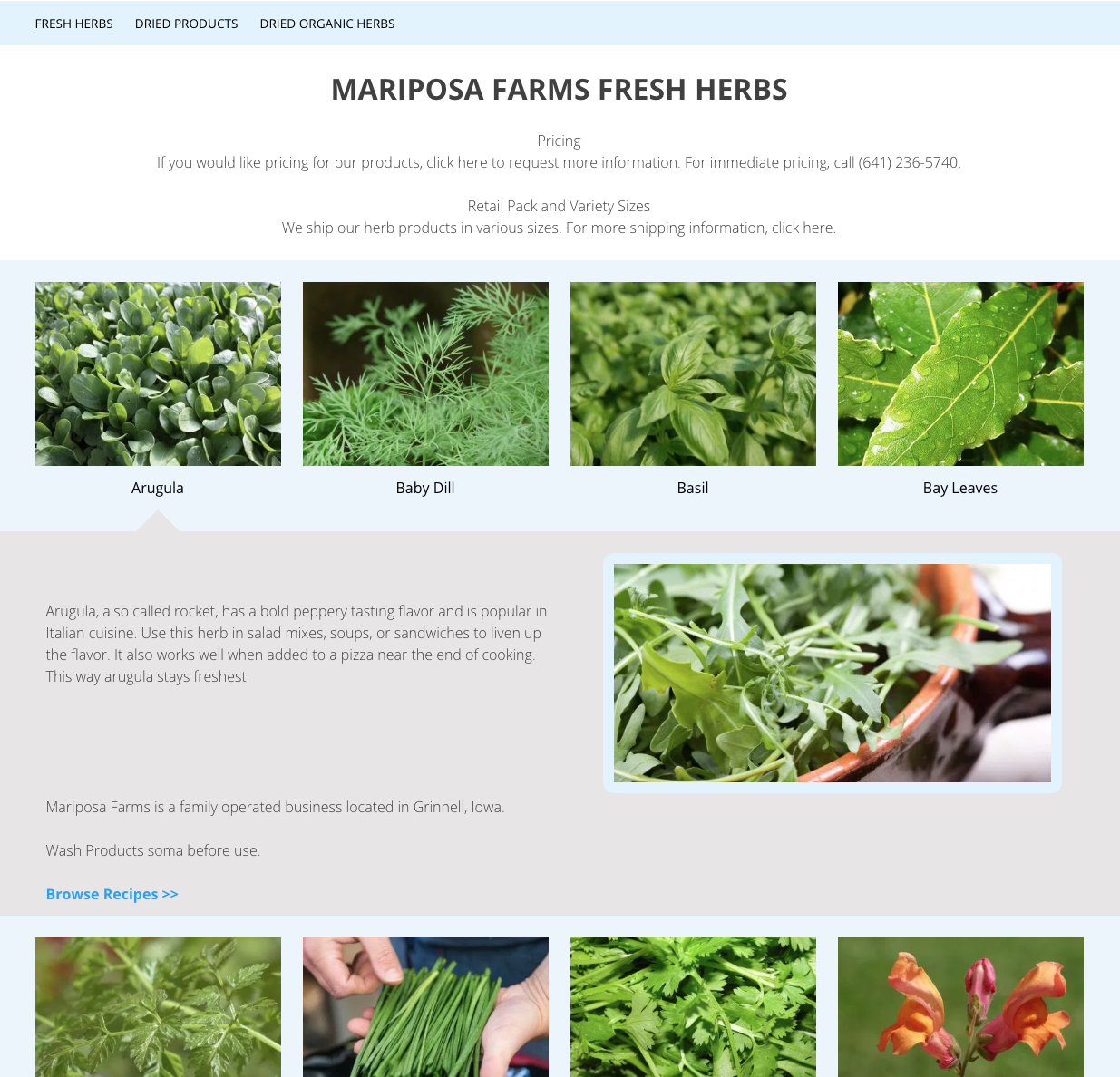 Mariposa Products
